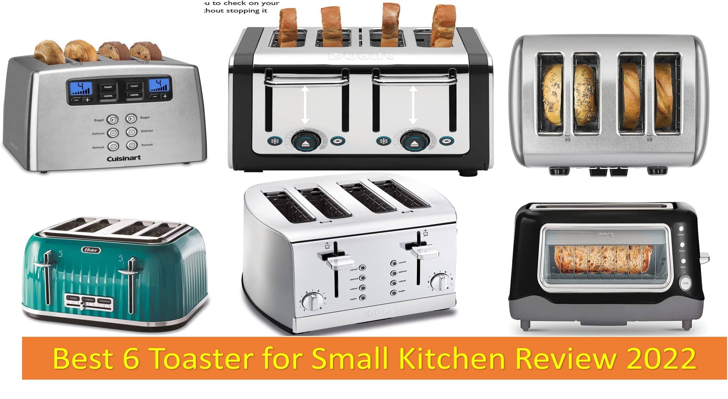 best 6 toaster for small kitchen review 2022