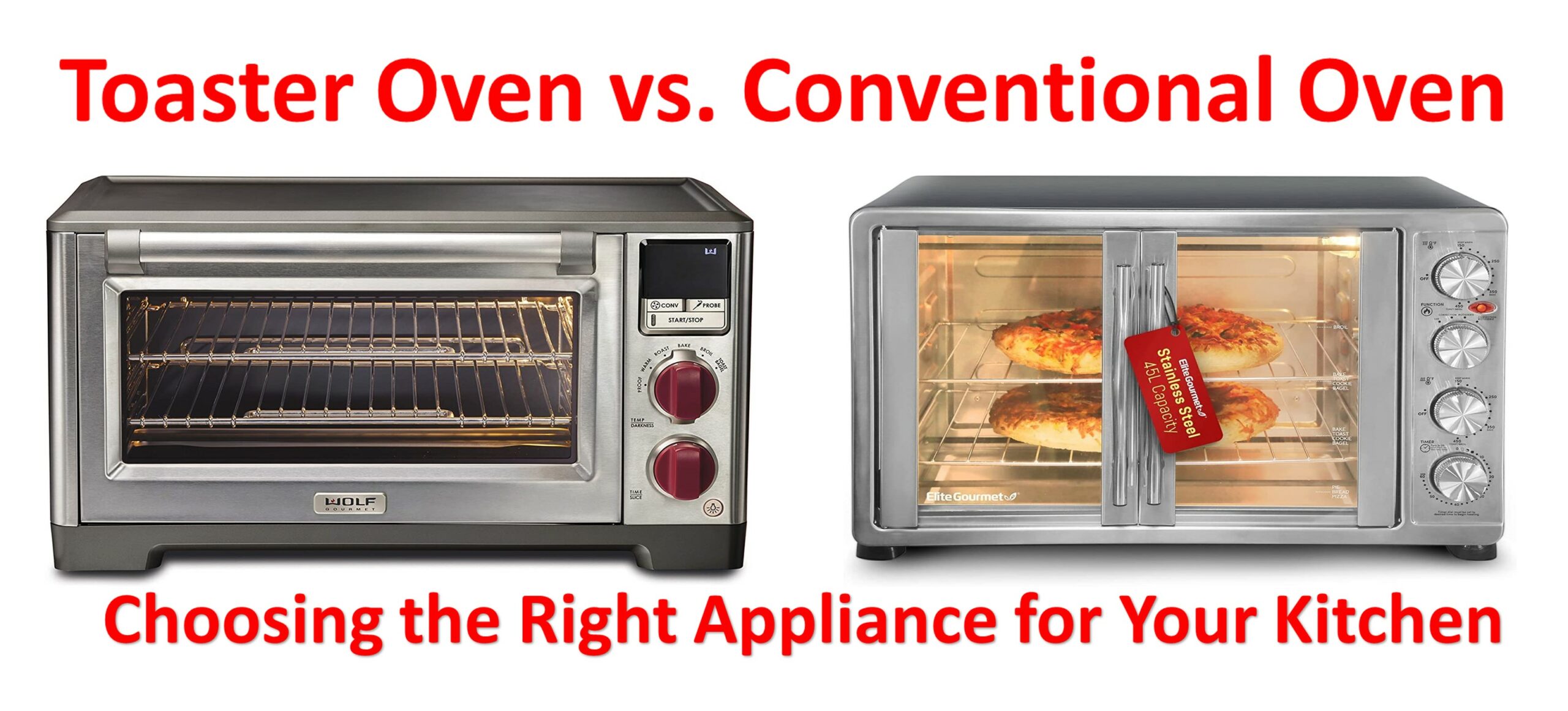 toaster oven vs. conventional oven